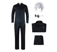 Gojo Satoru Cosplay Costume Geto Suguru Gojo Satoru Anime High School Uniform Giacca Pantaloni Occhiali Parrucca per Uomo