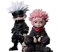 Gojo Satoru Figure Ryomen Sukuna Anime, Statue Itadori Yuji Anime Action Figura Ornamento Regali per i fan 16 cm