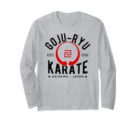 Goju Ryu Karate Do Martial Arts Japan Okinawa Maglia a Manica
