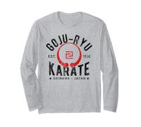 Goju Ryu Karate Do Martial Arts Japan Okinawa Vintage Maglia a Manica