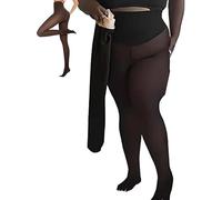 Gokame 2026 Nuova fascia di compressione e un'opzione di cucitura, l'originale Magic One-Seam Shaping Fleece Lined Leggings, Plus Size Caldo Gamba Nuda Collant, Rimani Caldo, Profonda, XXL/3XL