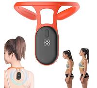 Gokame Smart Back Support,Health Smart Back Support, Smart Posture Reminder Device,Back Posture Monitoring Improving The Hunchback Posture Corrector Vibrating, Remind You To Correct Posture (Orange)