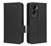 GOKEN Cover Pelle per Honor 90 Lite, Magnetica Custodia con Supporto di Stand & Carte Slot, Flip Case con Portafoglio -Nero