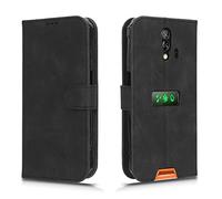GOKEN Cover per Blackview BV7200, Custodia Folio in Pelle Flip Wallet Libro Case con Portafoglio, Premium PU/TPU Magnetica Cover con Supporto di Stand/Carte Slot (Nero)
