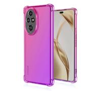 GOKEN Cover per Honor 200, Silicone TPU a Gradiente Colori Custodia, Soft Rubber Protettiva Case, Antiurto Antiscivolo Protezione Shell, Rosa/Viola