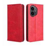 GOKEN Cover per honor 400 - Portafoglio in Pelle Sintetica con Calamita, Silicone Interno Antiurto, Custodia Libro Flip Magnetica con Slot per Carte e Stand -Rosso