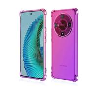 GOKEN Cover per Honor Magic 6 Lite 5G / Honor X9b, Silicone TPU a Gradiente Colori Custodia, Soft Rubber Protettiva Case, Antiurto Antiscivolo Protezione Shell, Rosa/Viola