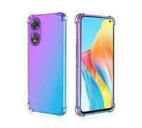 GOKEN Cover per Oppo A78 4G, Silicone TPU a Gradiente Colori Custodia, Soft Rubber Protettiva Case, Antiurto Antiscivolo Protezione Shell, Viola/Blu