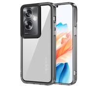 GOKEN Cover per Oppo A79 5G - Trasparente Custodia con Bordo in Silicone TPU Morbido, Schiena in PC Rigido, Resistente, Antiurto - Case -Bordo nero