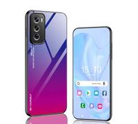 GOKEN Cover per Oppo Reno 12 5G, Resistente Agli Urti e Ai Graffi, Custodia a Gradiente in TPU Silicone Morbido e Vetro Temperato, Tagli Precisi e Compatibile (4)