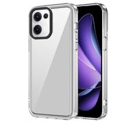 GOKEN Cover per Oppo Reno 13 5G - Trasparente Custodia con Bordo in Silicone TPU Morbido, Schiena in PC Rigido, Resistente, Antiurto - Case -Trasparente