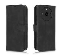 GOKEN Cover per Realme 11 PRO+ (Plus)/ Realme 11 PRO 5G, Custodia Folio in Pelle Flip Wallet Libro Case con Portafoglio, Premium PU/TPU Magnetica Cover con Supporto di Stand/Carte Slot Nero