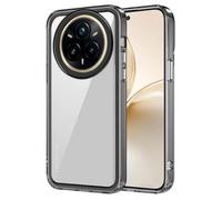 GOKEN Cover per Realme 14 Pro Plus 5G - Trasparente Custodia con Bordo in Silicone TPU Morbido, Schiena in PC Rigido, Resistente, Antiurto - Case -Bordo nero