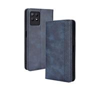 GOKEN Cover per Realme 8i (Realme 8 i), Custodia Folio in Pelle Flip Wallet Libro Case con Portafoglio, Premium PU/TPU Magnetica Cover con Supporto di Stand/Carte Slot (Blu)