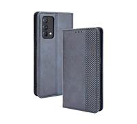 GOKEN Cover per realme GT Master Edition, Custodia Folio in Pelle Flip Wallet Libro Case con Portafoglio, Premium PU/TPU Magnetica Cover con Supporto di Stand/Carte Slot (Blu)