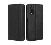 GOKEN Cover per TCL 505, Custodia Folio in Pelle Flip Wallet Libro Case con Portafoglio, Premium PU/TPU Magnetica Cover con Supporto di Stand/Carte Slot (Nero)