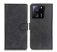 GOKEN Cover per Xiaomi 13T / Xiaomi 13T PRO, Custodia Folio in Pelle Flip Wallet Libro Case con Portafoglio, Premium PU/TPU Magnetica Cover con Supporto di Stand/Carte Slot -Nero
