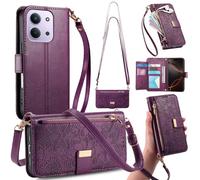 GOKEN Cover per Xiaomi Redmi 15C 4G / Poco C85 - Custodia Libro Magnetica Cerniera Portafoglio in Pelle PU con Calamita, Silicone Antishock e Supporto Pieghevole - Viola