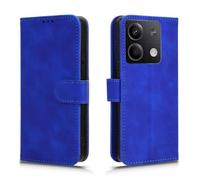 GOKEN Cover per Xiaomi Redmi Note 13 5G, Custodia Folio in Pelle Flip Wallet Libro Case con Portafoglio, Premium PU/TPU Magnetica Cover con Supporto di Stand/Carte Slot Blu