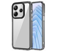 GOKEN Cover per Xiaomi Redmi Note 14 5G - Trasparente Custodia con Bordo in Silicone TPU Morbido, Schiena in PC Rigido, Resistente, Antiurto - Case -Bordo nero