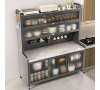 GOKEUEKDY Credenze Alte da Cucina, mobili da Cucina con Piani di Lavoro, mobili da Cucina, mobili dispensa da Cucina indipendenti, Bar, Molti Stili Disponibili