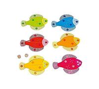 GoKi 144.353,3 cm Funky Fish - Peggy Diggledey Dice Game, Multicolore