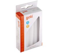 Goki 15051 Set of Birthday Candles (for Gk 106/108/55985/60975), White, 10 Centi