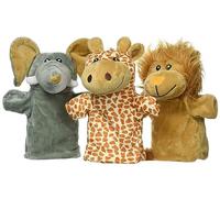 GoKi 15354 Marionette a mano, animali selvatici, misti - NUOVO