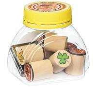 Goki- Timbro Cloverleaf, Smile (7 Francobolli), Colore Misto, 15532