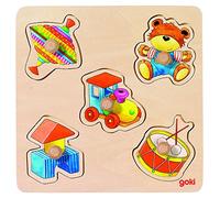 Goki - 2041542 - Puzzle di Legno per Incasso - My Giocattoli - 15 Pezzi