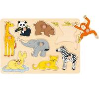 Wild Baby Animals Lift-Out Puzzle Toy NUOVO