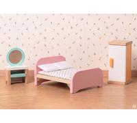 goki 51422 - Mobili per bambole, camera da letto