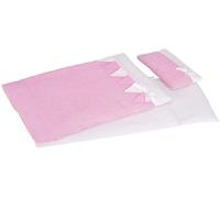 Goki Set Di Biancheria Per Bambole 3 Pezzi Rosa A Righe 51589