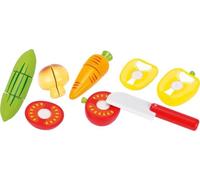 Goki 51598 - Verdura con chiusura a strappo per il negozio di giocattoli e la cucina giocattolo dei bambini