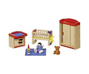 GoKi 51905 Furniture for Flexible Puppets, Childrens Room, Mixed Single