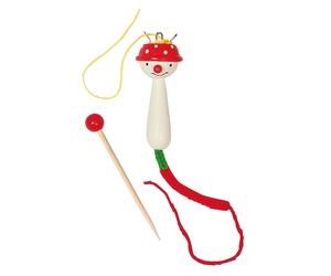 Goki 51963 Knitting Mushroom, Mixed