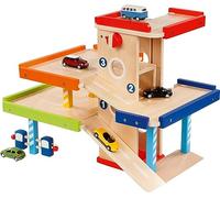 Goki 53821 - Parcheggio in Legno, 51,9 x 31,4 x 38,5 cm