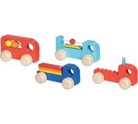 GOKI 55851 Vehículos Sonido Express Cars and Toy Trucks, Multicolored, One Size