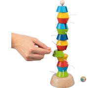 Goki - Torre di Equilibrio Tugie Forme e Colori, Multicolore (56752)
