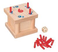 GOKI 56799 Peg Game, The Tricky 6, Mixed
