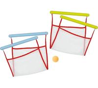 Goki 56829 - Gioco di Lancio e Cattura con Palla in Feltro, Legno e Tessuto, 54 x 27,5 x 2 cm