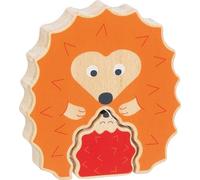 goki 57331 Wooden Hedgehog Puzzle - Educational Toy, Promotes Creativity, Skill,