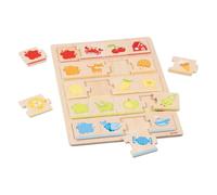 Puzzle in legno Goki Colori
