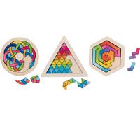 GOKI 57359 Rompecabezas Wooden Puzzles, Multicolored, One Size