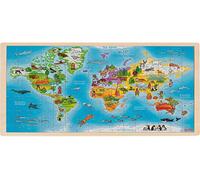 Puzzle in legno Mondo GOKI