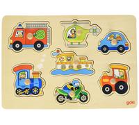 GOKI Puzzle 57491 Mezzi di trasporto Lift out Mixed