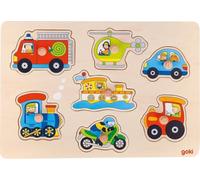 GOKI Puzzle 57491 Mezzi di trasporto Lift out Mixed