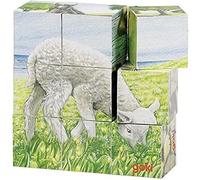Goki Puzzle a cubi Gli Animali della Fattoria con pecorella