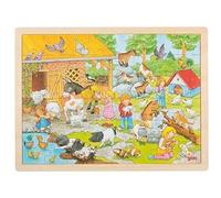 Goki 57685 Puzzle, Petting Zoo, Mixed