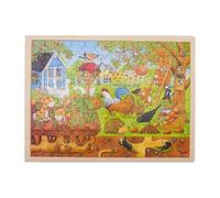 GOKI 57743 Tiere Puzzle, Our Garden-Over and Underground, Multicoloured